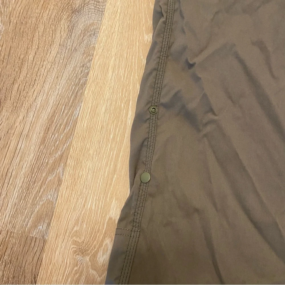 Prana Stretch Zion II Hiking Belt Roll Snap Up Pants Green 38x32 Outdoors Camp - Picture 4 of 8